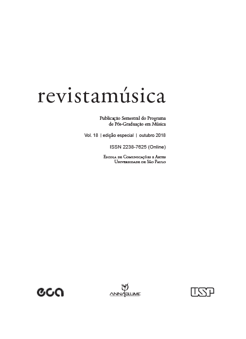 					Visualizar v. 18 n. especial (2018): Poética Musical: séculos XVI, XVII e XVIII
				