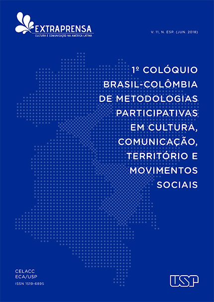 					Visualizar v. 11 (2018): I Colóquio Brasil-Colômbia de Metodologias Participativas em Cultura, Comunicação, Território e Movimentos Sociais
				
