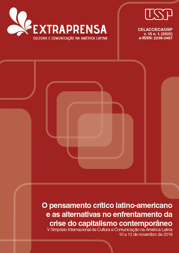 					Visualizar v. 15 n. Especial (2022): O pensamento crítico latino-americano e as alternativas no enfrentamento da crise do capitalismo contemporâneo
				