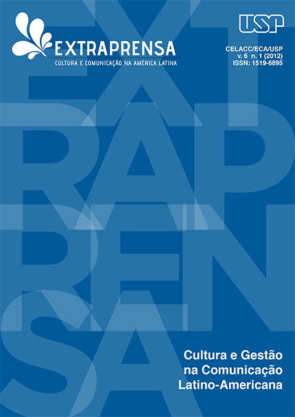 					Visualizar v. 6 n. 1 (2012): Cultura e Gestão na Comunicação Latino-Americana
				