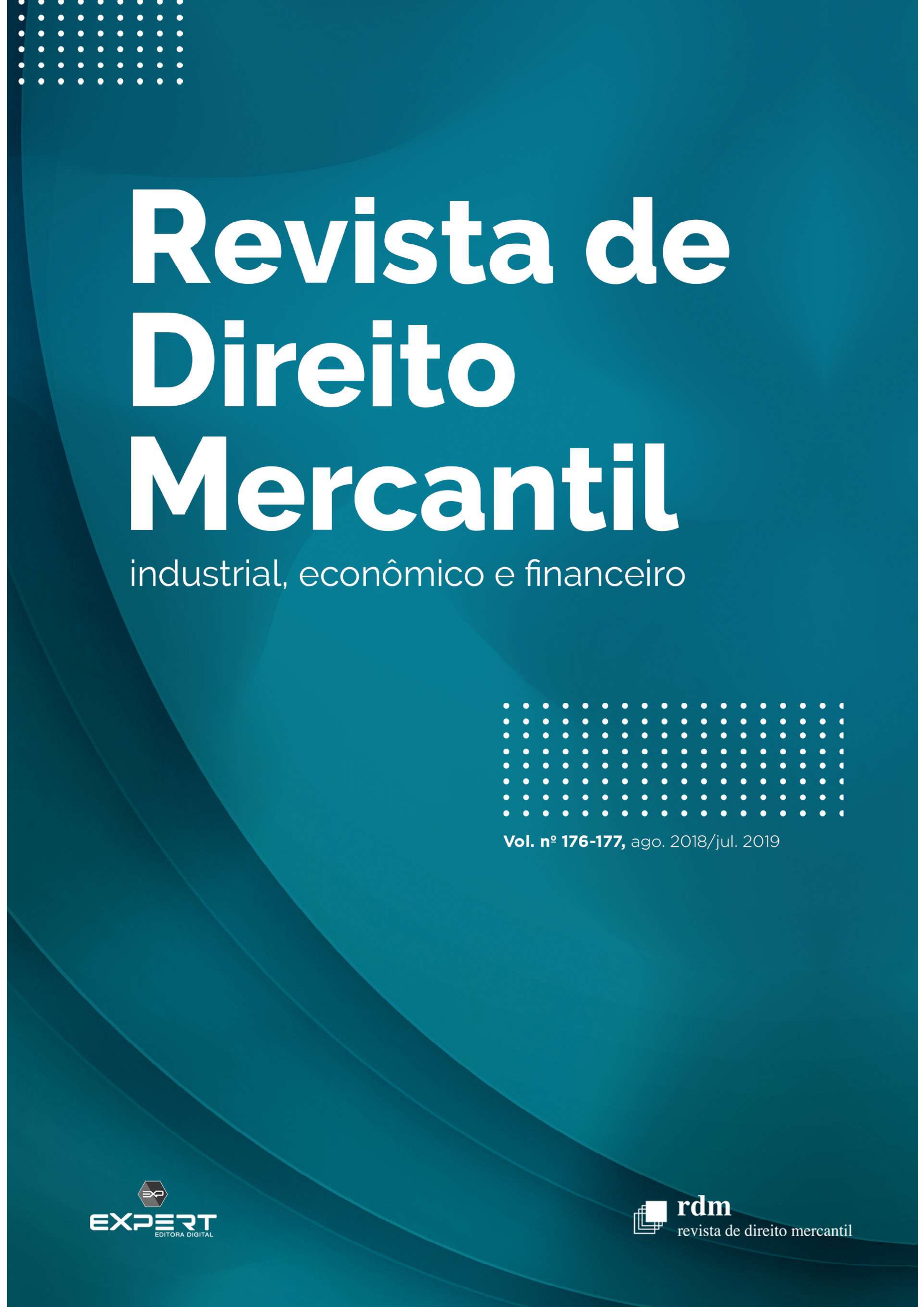 					Visualizar n. 176/177 (2023): Revista de Direito Mercantil, Industrial, Econômico e Financeiro
				