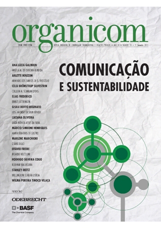 					Visualizar v. 10 n. 18 (2013): Comunicação e Sustentabilidade
				