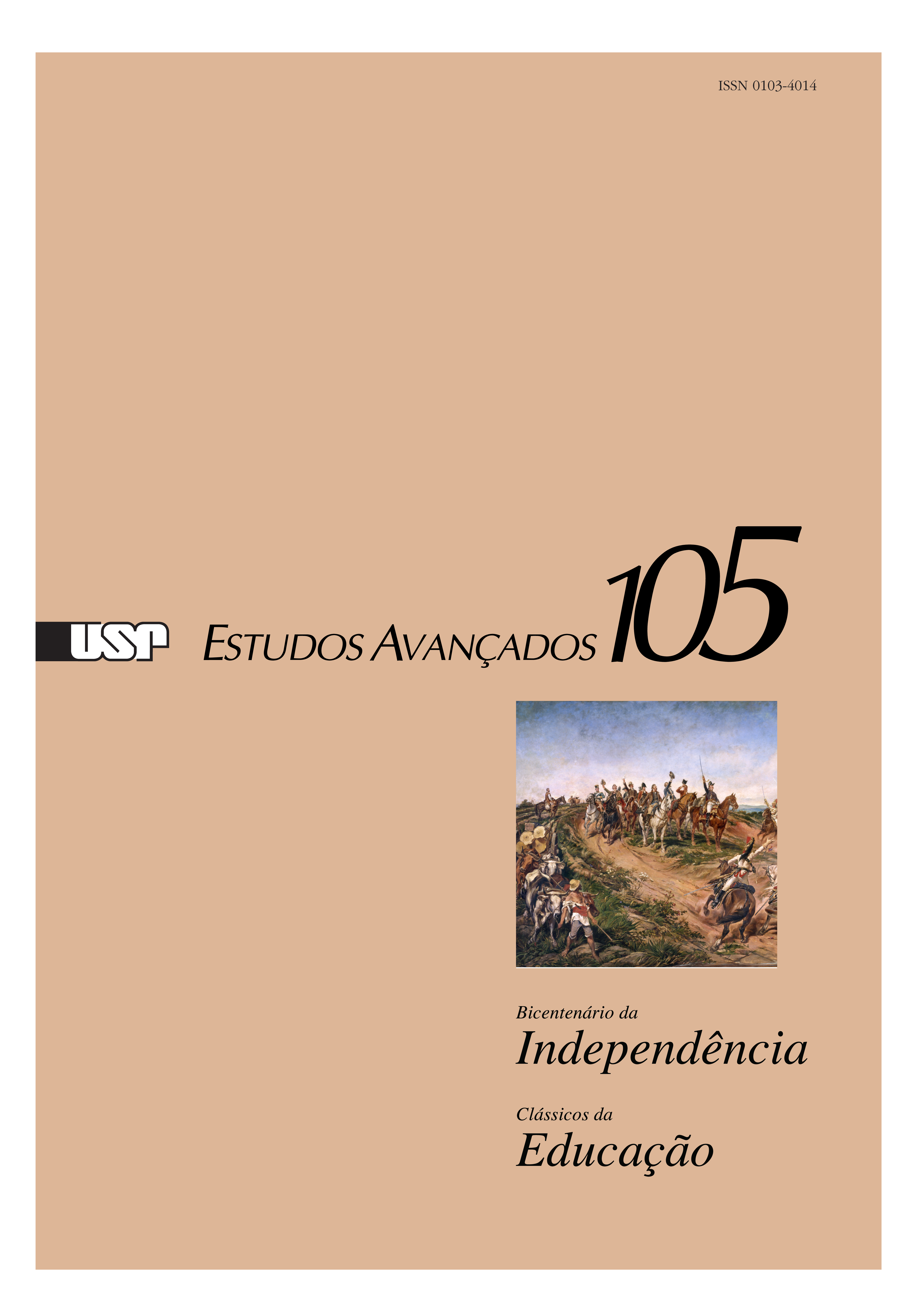 					Visualizar v. 36 n. 105 (2022): Bicentenário da Independência / Clássicos da Educação
				