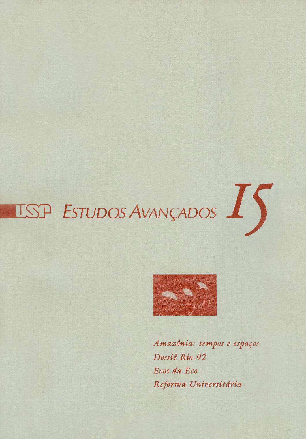					Visualizar v. 6 n. 15 (1992)
				