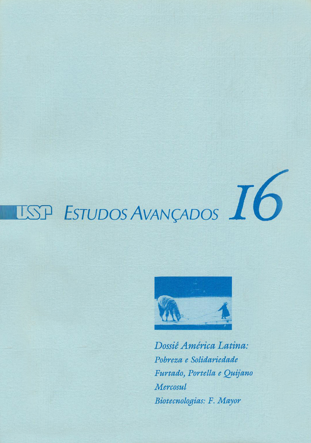 					Visualizar v. 6 n. 16 (1992)
				