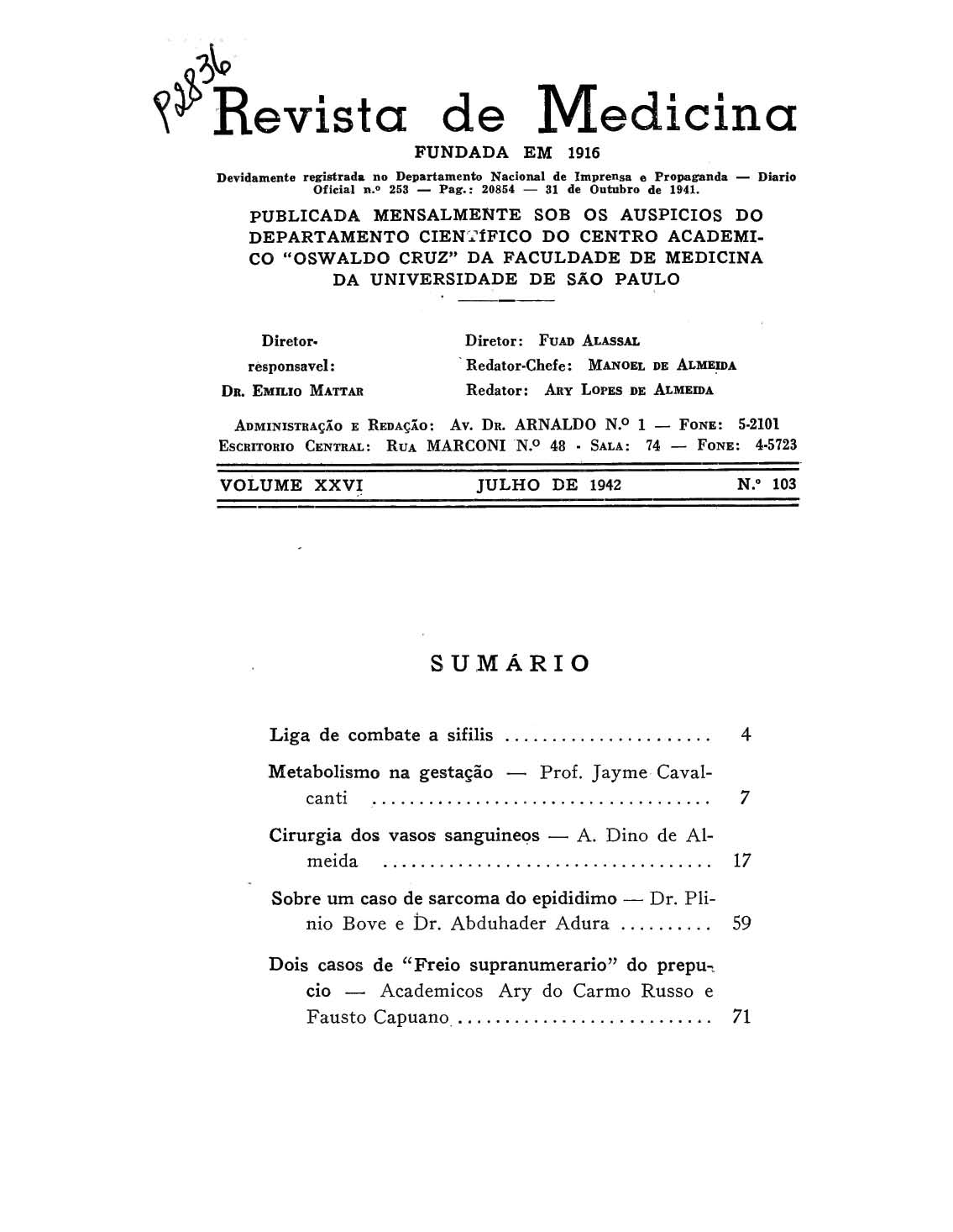 					Visualizar v. 26 n. 103 (1942)
				