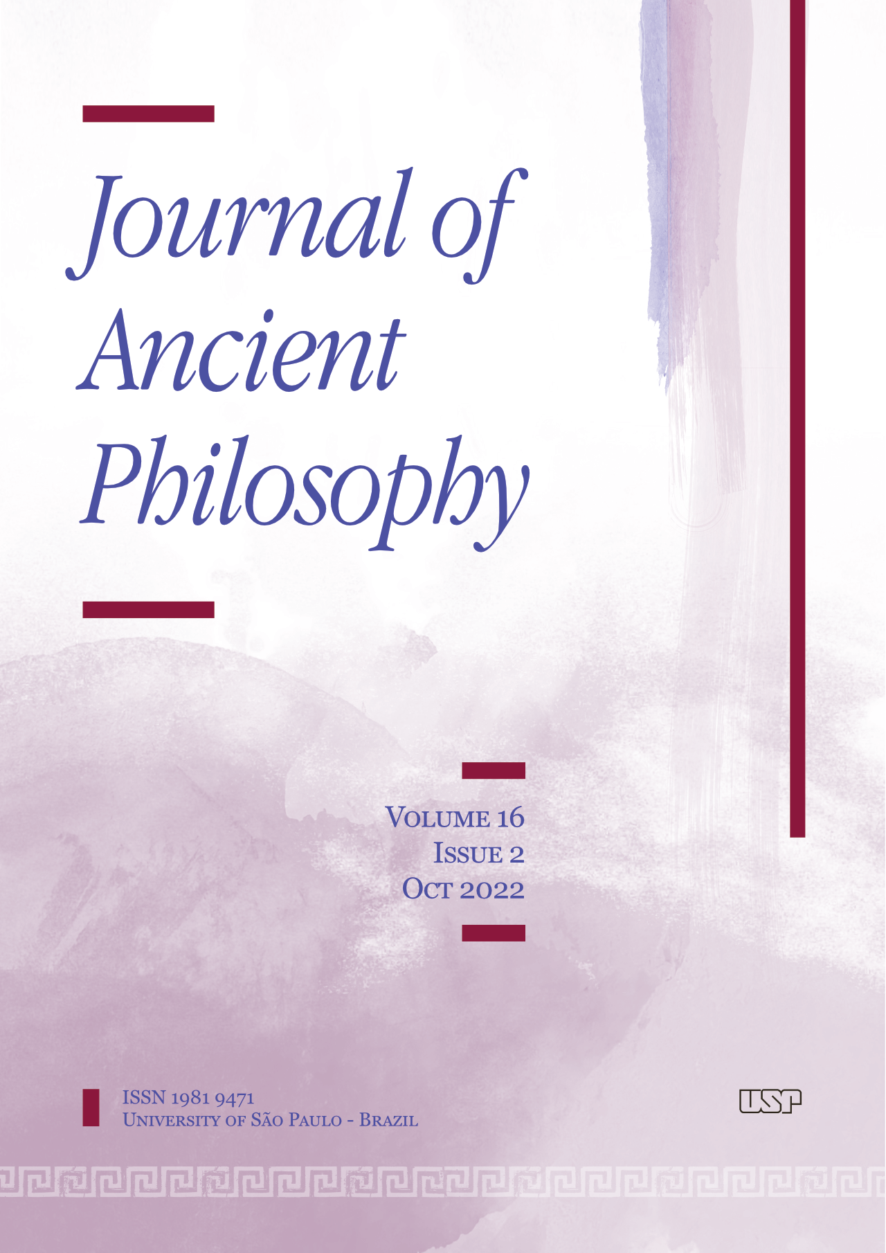 Journal of Ancient Philosophy v16i2 2022